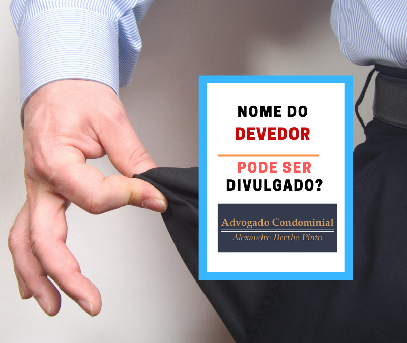 divulgação nome devedor taxa condominial